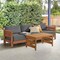 Alaterre Furniture Alaterre Barton Patio Sofa and Coffee Table Furniture Set for Outdoor Use Natural Finish 80-BARTON-3SOFATB-G - alternate 7