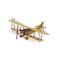 Homeroots 4" Yellow and Red Metal Hand Painted 1918 Yellow Curtiss JN-4 Model Airplane 489415 - alternate 5