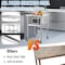 Vevor Stainless Steel Work Table Commercial Food Prep Table 24x24x36in w/ Wheels VV-SSWR-JL-24*24 - alternate 5