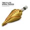 Neiko Titanium-Coated HSS Spiral Step Drill Bit Set with 31-Step Size, 3-Piece 10181A - alternate 5