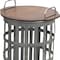 Homeroots Set of Two 16" Grey And Brown Round End Tables, 2PK 518008 - alternate 7