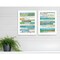 Homeroots Set Of Two Live in The Present 2 White Framed Print Wall Art, 2PK 405843 - alternate 5