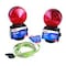 Grote Lighting LED Wireless Magnetic Towing Kit, 6V/12V, 4-Pin, Red Polycarbonate Lens, IP34/56 99131-5 - alternate 5