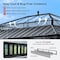 Sunjoy Kingston 16x12 Gazebo, Steel & PC Roof Hardtop Gazebo with Curtain and Netting - Gray Aluminum Posts A10204388100 - alternate 9