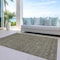 Homeroots 10' X 14' Olive Green Beige And Taupe Floral Washable Indoor Outdoor Area Rug 582301 - alternate 9