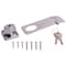 Prosource Safety Hasp, 4-1/2 in L, 4-1/2 in W, Steel, Chrome 807356-BC3L-PS - alternate 1