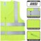 Neiko High-Visibility Safety Vest with Reflective Strips, Neon Yellow, XX-Large for Safety 53959A - alternate 4