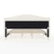 Martha Stewart Amelia King Upholstered Platform Bed with Curved Headboard and Siderails, Wood Slat Foundation TW-3WDB02-K-OWH-MS - alternate 10