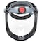 Jackson Safety Maxview Faceshield Assembly, Polycardonate Visor, Clear Uncoated Lens, Ratchet Suspension, Black 14200 - alternate 1