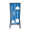5S Supplies Housekeeping Shadow Board Broom Station V5, Blue / White Shadows, Kit HSB-V5-BLUE/WHITE-KIT - alternate 1
