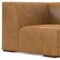 Homeroots 38" Sienna Leather Modular Sofa With Brown Legs 641035 - alternate 8