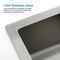 Wrightmaster 30 in. Undermount Single Bowl 20 Gauge Silver Stainless Steel Kitchen Sink with Drain ZOR-BR04D-301908 - alternate 8
