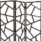 Homeroots 70" Brown Solid Wood Folding Three Panel Screen Room Divider 342748 - alternate 5