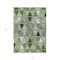 Homeroots 9' X 12' Green And Fern Green Geometric Washable Indoor Outdoor Area Rug 583014 - alternate 7
