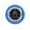 Holland Bar Stool Co United States Space Force  15in Double Neon Wall Clock Clk15 - alternate 1
