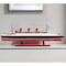 Homeroots 5" Black and Red Solid Wood Hand Painted RMS Queen Mary Model Boat 401884 - alternate 10