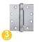 Global Door Controls 4 in Leaf W x 4.5 in Leaf H, Chrome CP4540BBNRP-26D - alternate 1