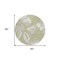 Homeroots 8' Artichoke Green Ivory And Taupe Round Floral Washable Indoor Outdoor Area Rug 589520 - alternate 7