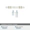 Amerock Carrione 3 inch 76mm Center-to-Center Marble White/Golden Champagne Cabinet Pull BP36639MWBBZ - alternate 3