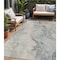 Homeroots 5' X 8' Beige Khaki And Gray Abstract Washable Indoor Outdoor Area Rug 617567 - alternate 1