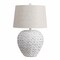 Jonathan Y Alaro 24.5" Farmhouse Coastal Water Hyacinth Basket LED Table Lamp, White JYL6501C - alternate 7