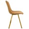 Leisuremod Markley Modern Leather Dining Chair with Gold Legs, Light Brown, 4PK MCG18BR4 - alternate 8