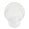 Meritage Bavaria 16 Piece Scallop Rim Bone China Dinnerware Set in White 750123493M - alternate 7