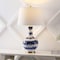 Jonathan Y Tucker 30.5" Ceramic/Metal LED Table Lamp, Blue/White JYL3054B - alternate 10
