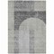 Homeroots 10' X 14' Gray Silver And Charcoal Geometric Washable Indoor Outdoor Area Rug 582721 - alternate 9