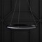Jonathan Y Brice 15.75" Modern Contemporary Metal Round Integrated LED Pendant, Matte Black JYL7202A - alternate 15