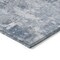 Homeroots 8' Round Blue Round Abstract Washable Non Skid Indoor Outdoor Area Rug 564238 - alternate 8