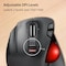 Elecom EX-G Wireless Ergo Trackball, Left handed, Ruby Ball bearing, 5 Programmable Buttons, Windows, Mac M-XT4DRBK-G - alternate 4