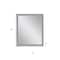 Homeroots 32" Silver Framed Accent Mirror 606772 - alternate 4