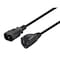 Monoprice Power Adapter Cord Cable, Black, 1 ft. 1302 - alternate 1