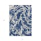 Homeroots 10' X 14' Navy Blue Gray And Ivory Abstract Washable Indoor Outdoor Area Rug 600113 - alternate 8
