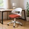 Homeroots White and Red Adjustable Height Swivel Rolling Office Chair 568073 - alternate 8