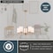 Vaxcel Park Ridge 5-Light Chandelier, Champagne Gold, Frosted White Glass, 21-In. Wide H0325 - alternate 9