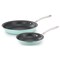 Martha Stewart Lockton 14 Piece Ceramic Nonstick Aluminum Cookware Set in Martha Blue 128112.14R - alternate 5