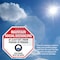 Signmission Maintain Social Distancing At Least, 10 Inch X 10 Inch, Aluminum Metal Signs OC-A-10-195 - alternate 6