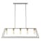Jonathan Y Floyd 38" 5-Light Bohemian Farmhouse Iron Adjustable LED Pendant, Grey/Brass Gold JYL7521C - alternate 11