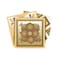 Homeroots 8" X 8" Vintage Beige And White Peel And Stick Removable Tiles 390907 - alternate 1
