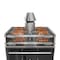 Koolmore 28.15 inch Stainless Steel Professional Charcoal Oven With Warming Racks KM-CHO28-SS-TR - alternate 11