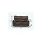 Homeroots 63in Dark Brown Microfiber Manual Reclining Love Seat 329396 - alternate 5