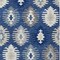 Homeroots 10' X 14' Navy Blue Ivory And Gray Southwestern Washable Indoor Outdoor Area Rug 615163 - alternate 8