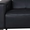 Homeroots 110" Black Top Grain Leather Reclining Metal USB Sofa 720301 - alternate 7