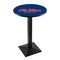 Holland Bar Stool Co 36" Blk Wrinkle Ole' Miss Pub Table, 36" dia. Top L217B3636MssppU - alternate 1