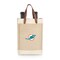Picnic Time Family Of Brands Miami Dolphins - Pinot Jute 2 Bottle Insulated Wine Bag, (Beige) 539-02-187-174-2 - alternate 3