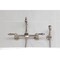 Kingston Brass Two-Handle Wall Mount Bridge Kitchen Faucet with Brass Sprayer, Brushed Nickel KS2448ALBS - alternate 5