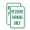 Signmission Resident Parking Only - Resident Parking Only, 18'' X 24'' 2 Signs, Heavy Gauge Aluminum, 2PK A-1824-2PACK-2920 - alternate 1