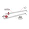 Performance Tool 3 pc. Locking Plier Set, Curved Jaw, Long Nose, Ergonomic Grips W30713 - alternate 5
